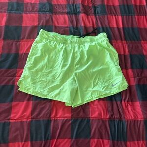 Nike Women's Bright Lime Athletic Shorts
